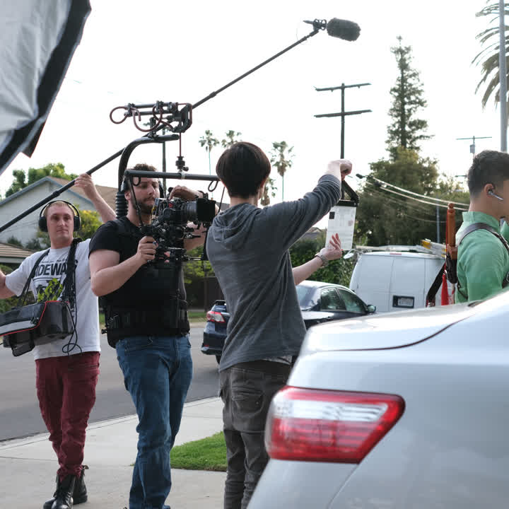 Behind the scenes on a Launch Point set.